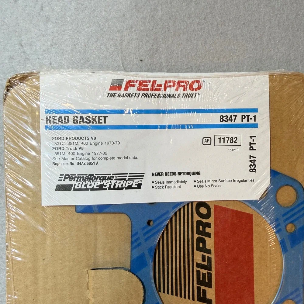 Fel Pro 8347‎ PT 1 Head Gasket V8 Ford 351C 351M 400 Engine 1970-82 Truck